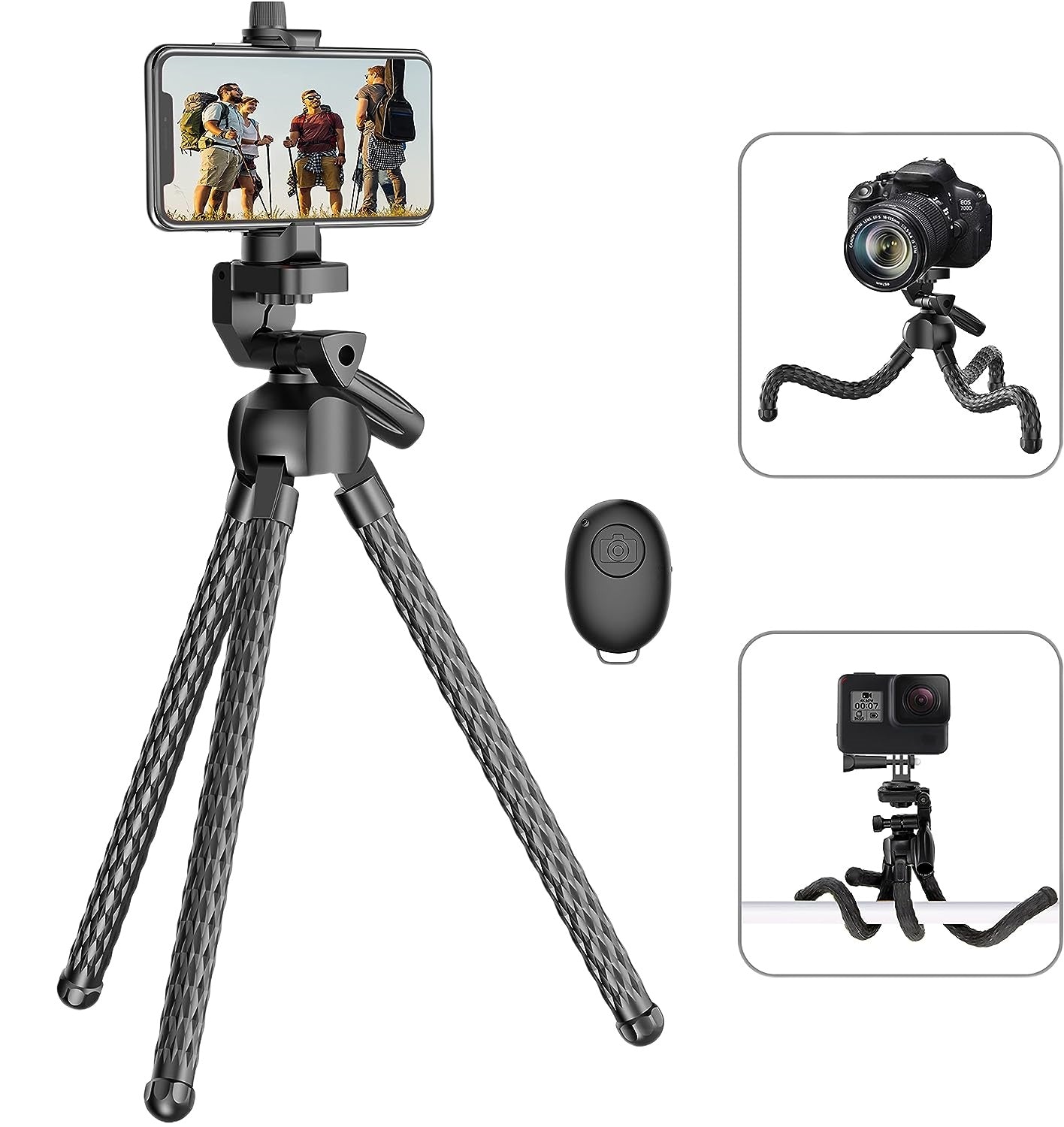Tripodify™️ -Flexible Phone Tripod & Selfie Stick
